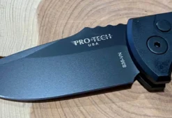 All Knife Brands Protech Knives Les George SBR Black DLC LG403