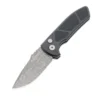 PROTECH KNIVES All Knife Brands Protech Les George SBR Acid Washed Knife Textured Black (2.6")