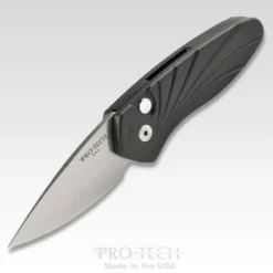 PROTECH KNIVES ProTech Sprint Black Auto Knife 3D Wave (1.95" Stonewash) 2936 All Knife Brands