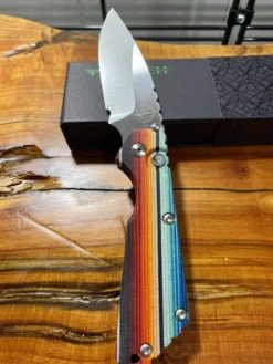 PROTECH KNIVES Protech Strider Custom SnG Auto Micarta Handle (Rare)