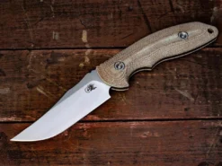 Rick Hinderer Emmett Fixed Blade Stonewash Micarta Handles All Knife Brands