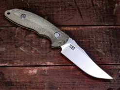 Rick Hinderer Emmett Fixed Blade Stonewash Micarta Handles All Knife Brands
