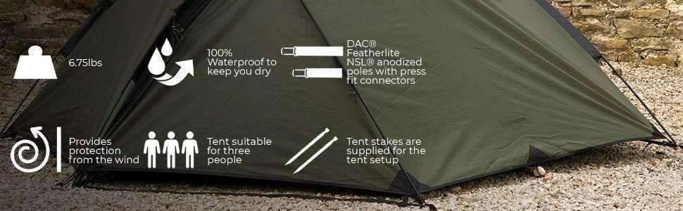 Outlet ๐งจ Snugpak Bunker 3 Person Tent / Tactical Shelter (Olive) Tents & Shelters ๐ 7 Snugpak Bunker 3 Person Tent / Tactical Shelter (Olive) Tents & Shelters
