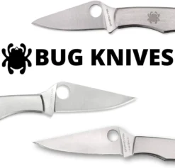 Spyderco Bug Non-Locking Knife Stainless Steel - PlainEdge Spyderco Knives