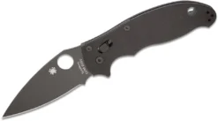 Spyderco C101GPBBK2 Manix 2 Knife Tactical (3.375" Black) Spyderco Knives