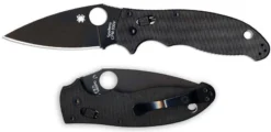 Spyderco C101GPBBK2 Manix 2 Knife Tactical (3.375" Black) Spyderco Knives