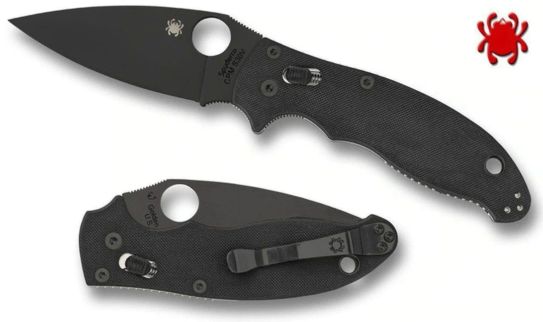 Brand new 🔥 Spyderco C101GPBBK2 Manix 2 Knife Tactical (3.375" Black) Spyderco Knives ❤️ 6 Spyderco C101GPBBK2 Manix 2 Knife Tactical (3.375" Black) Spyderco Knives