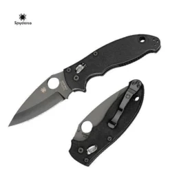 Brand new 🔥 Spyderco C101GPBBK2 Manix 2 Knife Tactical (3.375" Black) Spyderco Knives ❤️ 12 Spyderco C101GPBBK2 Manix 2 Knife Tactical (3.375