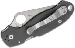 Spyderco Knives Spyderco C223GPDGY Para 3 Maxamet Knife (USA)