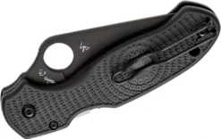 Spyderco Knives Spyderco C223PBBK Para 3 Lightweight Folding Knife 2.92