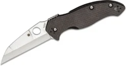Spyderco C248CFP Kelly McCann Canis Folding Knife 3.36" S30V