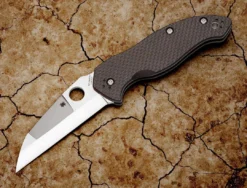 Deals 😀 Spyderco C248CFP Kelly McCann Canis Folding Knife 3.36" S30V 🔥 12 Spyderco C248CFP Kelly McCann Canis Folding Knife 3.36