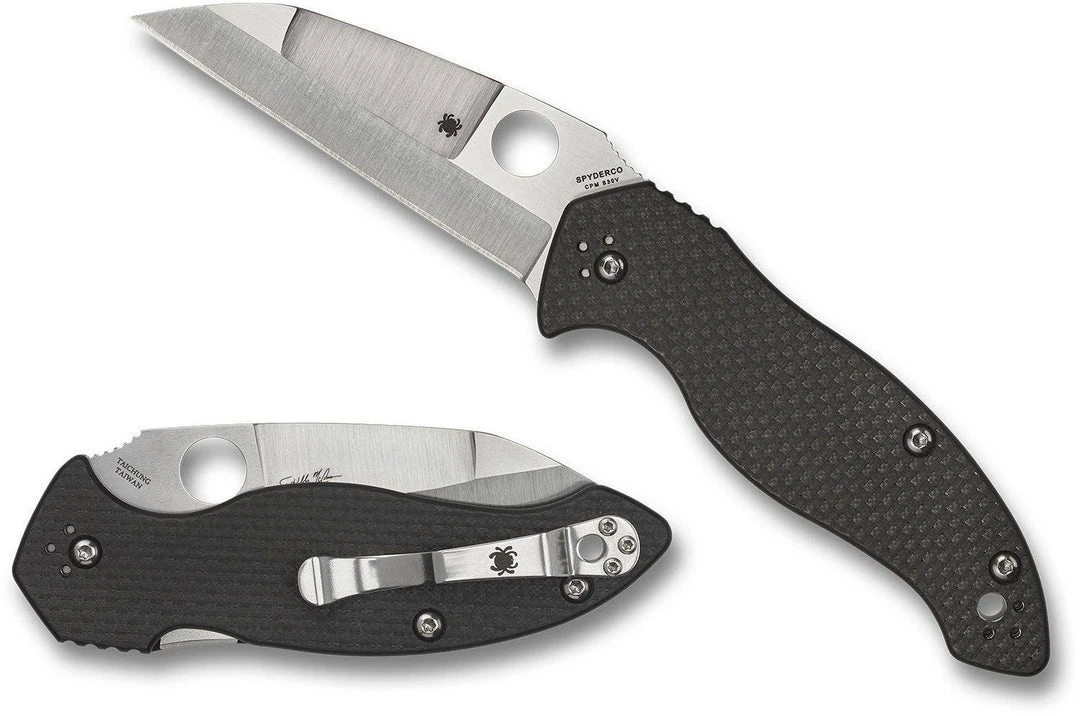 Deals 😀 Spyderco C248CFP Kelly McCann Canis Folding Knife 3.36" S30V 🔥 8 Spyderco C248CFP Kelly McCann Canis Folding Knife 3.36" S30V