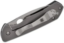 Best Pirce 😍 Spyderco Jerry Brouwer Knife 2.77" S30V Satin Blade G10 - Ti Handles 👍 10 Spyderco Jerry Brouwer Knife 2.77