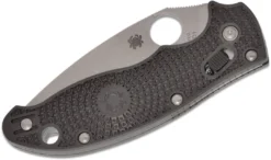 Spyderco Manix 2 Knife Plain Blade Black Handles Spyderco Knives