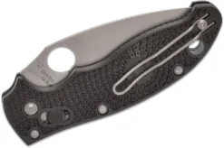 Spyderco Manix 2 Knife Plain Blade Black Handles Spyderco Knives