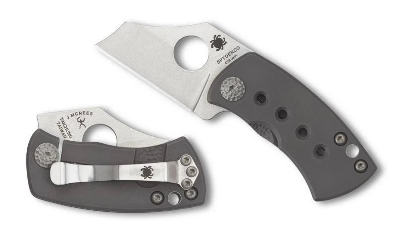 Best deal ๐ Spyderco McBee Folding Knife With 1.52" CTS XHP Stainless Steel Blade And Premium Titanium Handle - PlainEdge - Spyderco Knives ๐ 3 Spyderco McBee Folding Knife With 1.52" CTS XHP Stainless Steel Blade And Premium Titanium Handle - PlainEdge - Spyderco Knives
