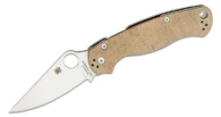 Spyderco Paramilitary 2 C81MPCW2 Folding Knife 3.47" CruWear Canvas Micarta Spyderco Knives
