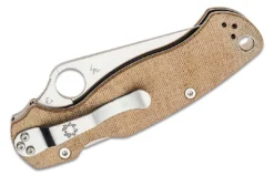 Discount 🌟 Spyderco Paramilitary 2 C81MPCW2 Folding Knife 3.47" CruWear Canvas Micarta Spyderco Knives 🥰 16 Spyderco Paramilitary 2 C81MPCW2 Folding Knife 3.47