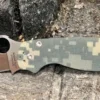 Spyderco Knives Spyderco Paramilitary 2 Knife CPM-S45VN Satin Blade, Digital Camo Handles