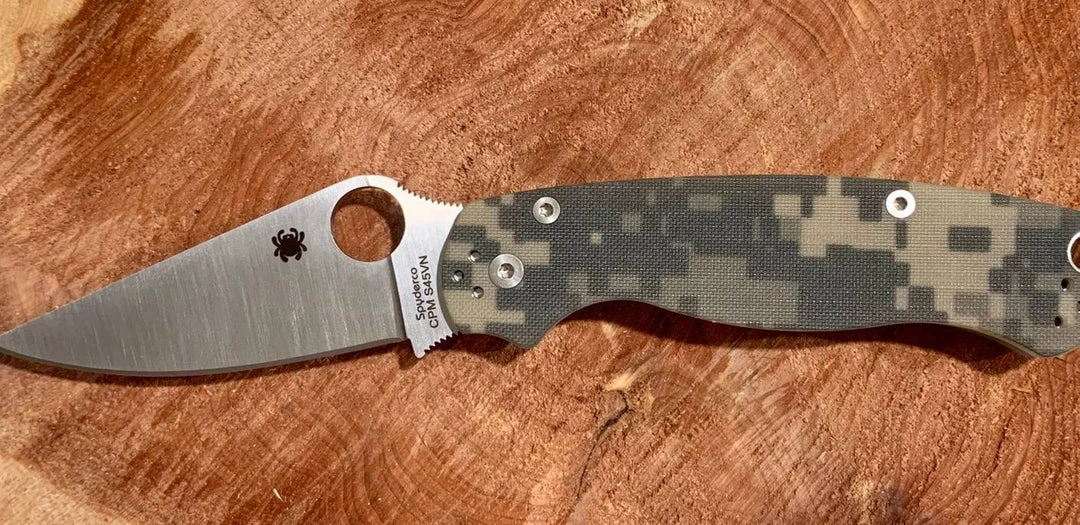 Cheapest 🧨 Spyderco Knives Spyderco Paramilitary 2 Knife CPM-S45VN Satin Blade, Digital Camo Handles ❤️ 4 Spyderco Knives Spyderco Paramilitary 2 Knife CPM-S45VN Satin Blade, Digital Camo Handles