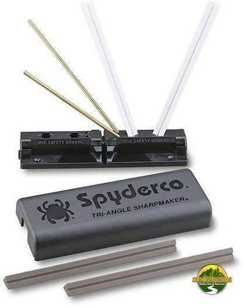 Discount 👍 Spyderco Knives Spyderco Tri-Angle Sharpmaker Sharpener 🥰 3 Spyderco Knives Spyderco Tri-Angle Sharpmaker Sharpener