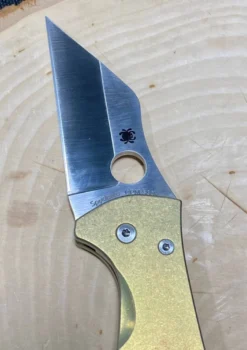 Spyderco Knives Spyderco Yojimbo 2 Custom Folding Knife 3.2" S30V Titanium Handles