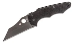Spyderco YoJumbo Blackout Folding Knife 3.98" S30V Black Blade