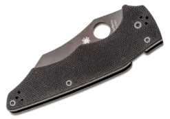 Spyderco YoJumbo Blackout Folding Knife 3.98" S30V Black Blade