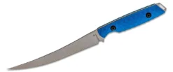 TOOR KNIVES Toor Avalon Fillet Knife 6" CPM-154 Stonewashed Fillet, Leviathan Blue G10 Handles