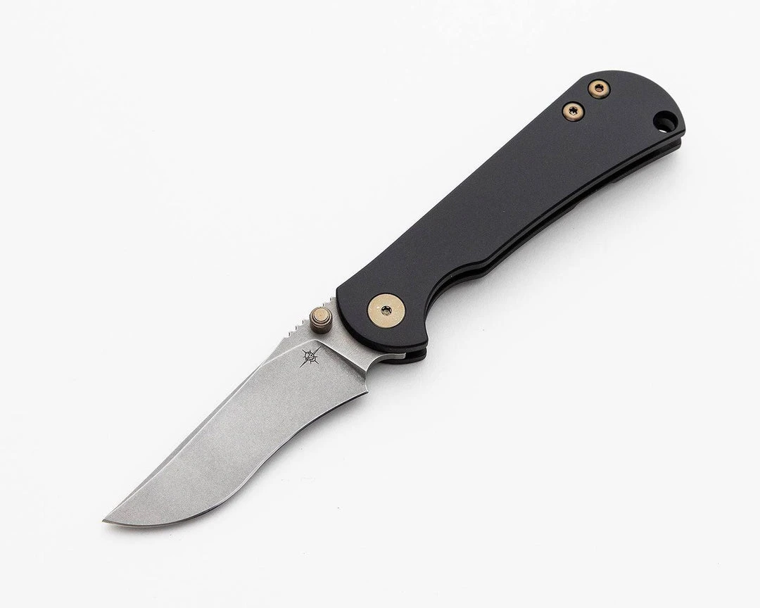 Flash Sale 🤩 TOOR KNIVES Toor Chasm Folding Knife 3" CPM-154 Stonewashed, Black Titanium Handles - FL154R 🤩 3 TOOR KNIVES Toor Chasm Folding Knife 3" CPM-154 Stonewashed, Black Titanium Handles - FL154R