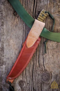 TOPS KNIVES All Knife Brands TOPS Wild Pig Hunter Fixed 7-9/16" Plain Blade, Micarta WPH-07 (USA)