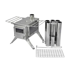 Winnerwell Nomad View Medium Tent Portable Stove 800 Cubic Inch Firebox Outdoor Stoves