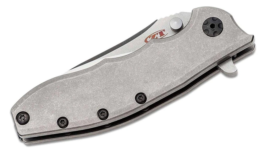 Brand new 🤩 Zero Tolerance 0562TI Hinderer Knife Titanium (3.5") ✔️ 7 Zero Tolerance 0562TI Hinderer Knife Titanium (3.5")