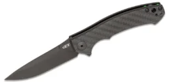 ZERO TOLERANCE ZT 0450CF Flipper 3.25" S35VN Black Blade Knife (USA)